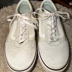 Vans Classic Sneakers in Mint and White